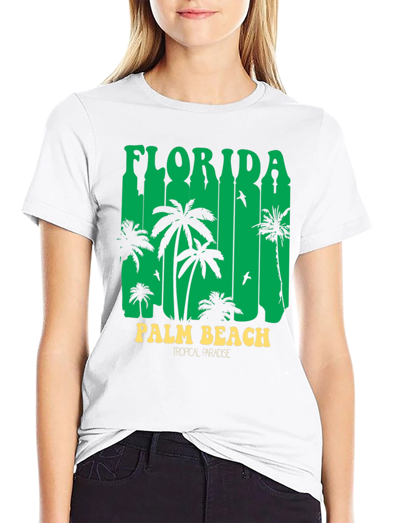 Florida Palm Beach Graphic T-Shirt