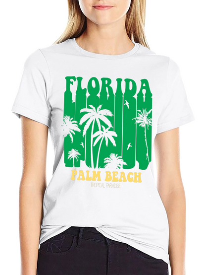 Florida Palm Beach Graphic T-Shirt