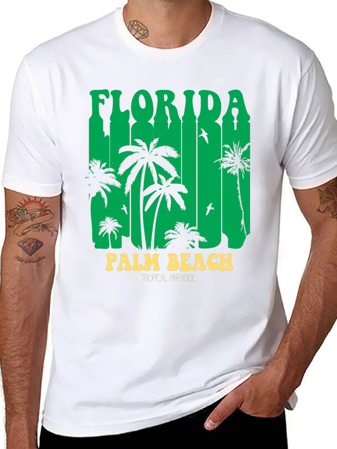Florida Palm Beach Graphic T-Shirt