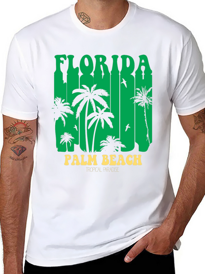 Florida Palm Beach Graphic T-Shirt