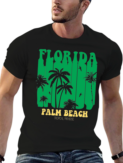 Florida Palm Beach Graphic T-Shirt