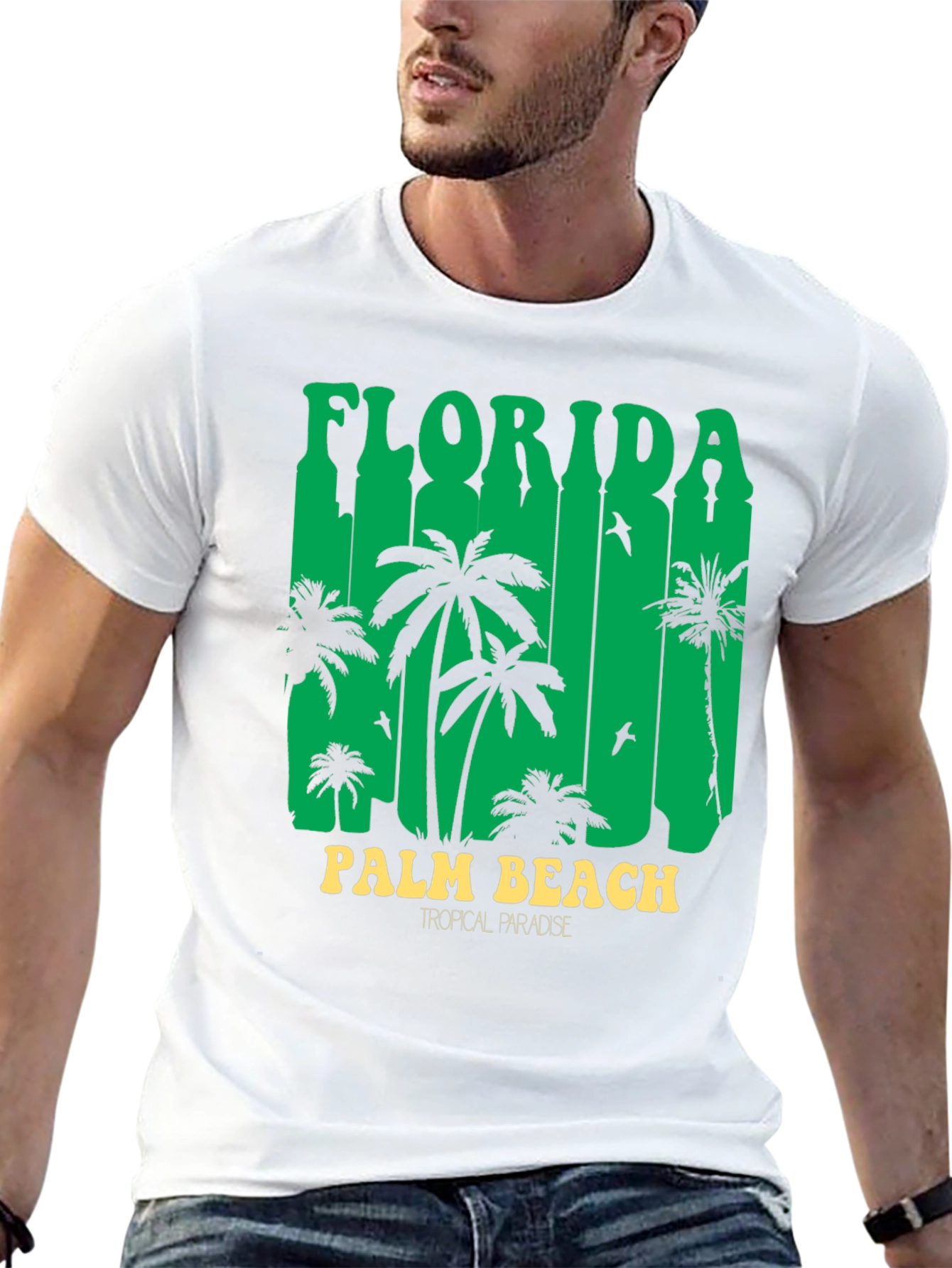 Florida Palm Beach Graphic T-Shirt