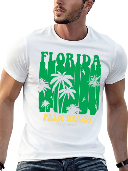 Florida Palm Beach Graphic T-Shirt