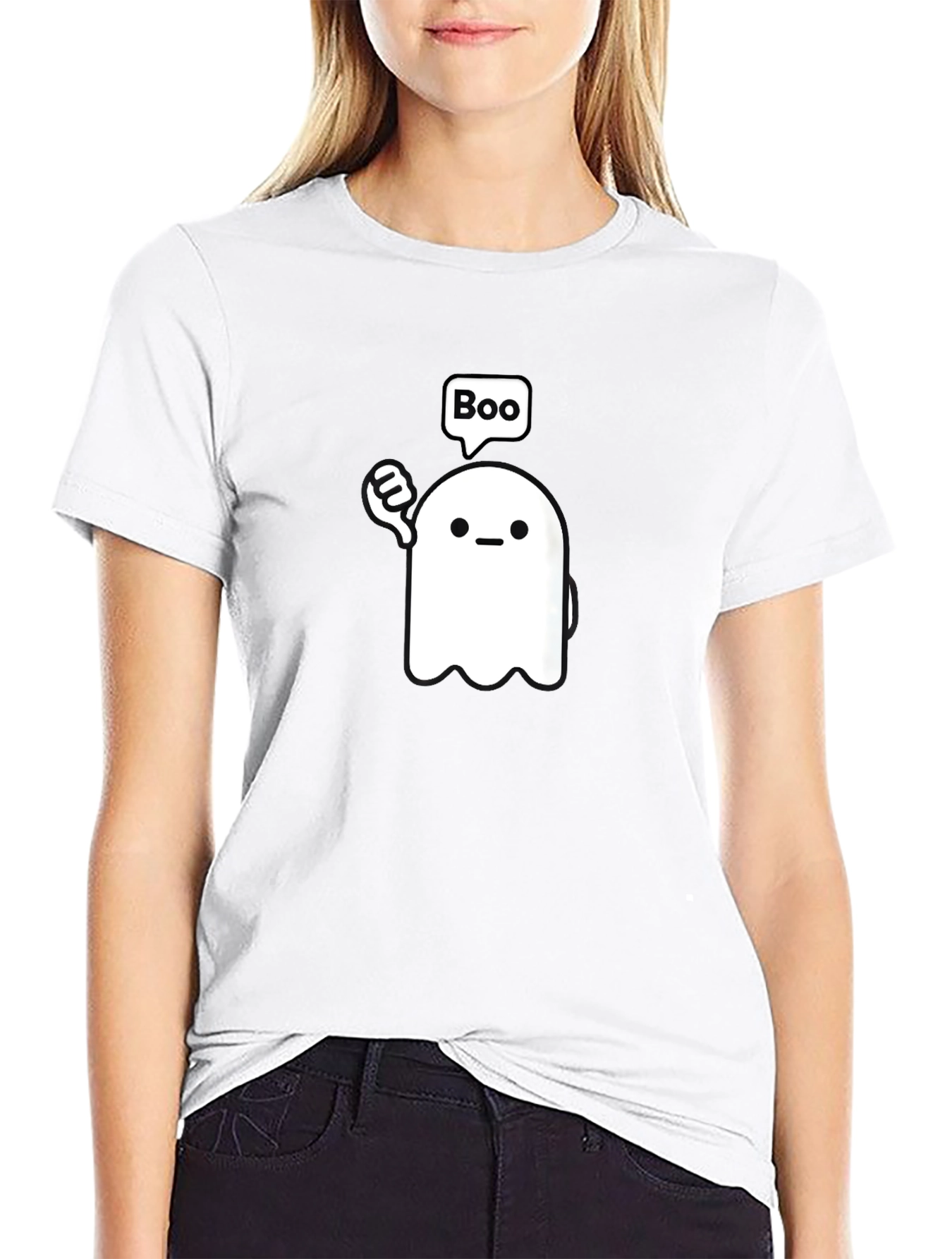 Boo Ghost T-Shirt - Halloween Style