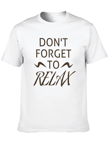 Relax Graphic Tee - Comfortable Casual Wear