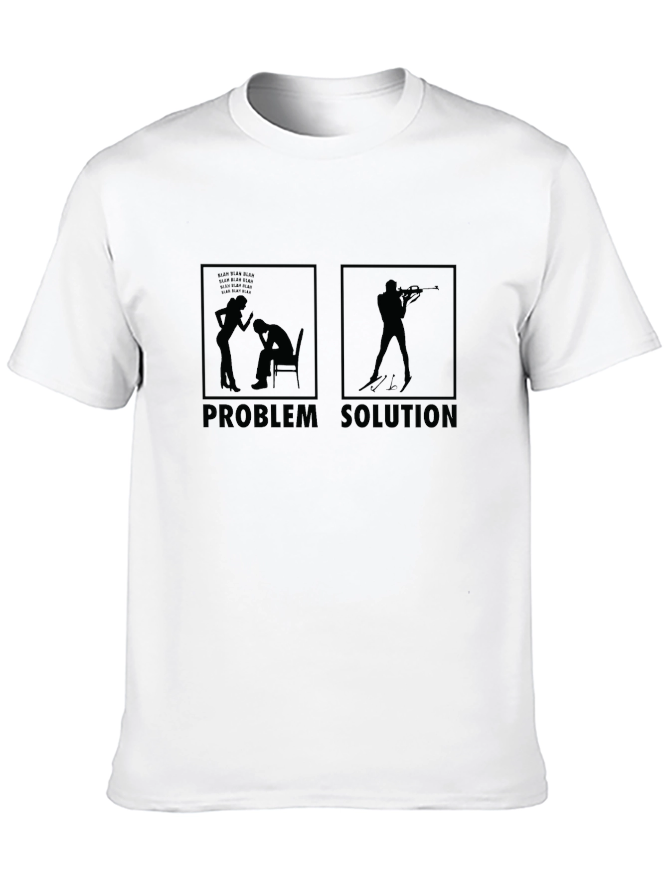 Problem Solution Biathlon T-Shirt