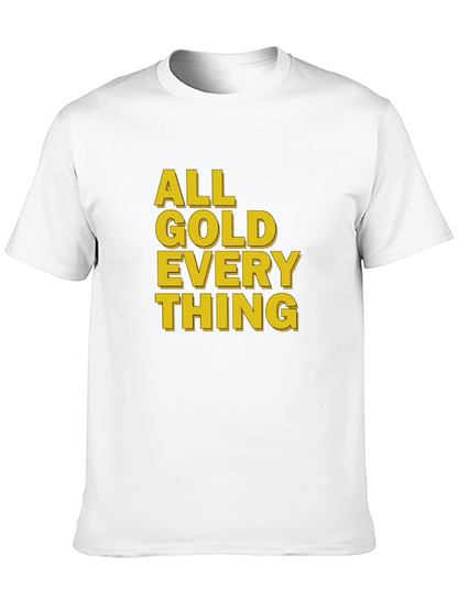 All Gold Everything Black T-Shirt