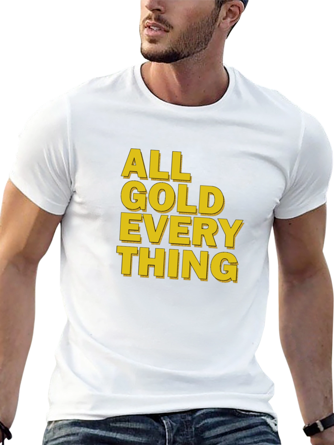 All Gold Everything Black T-Shirt