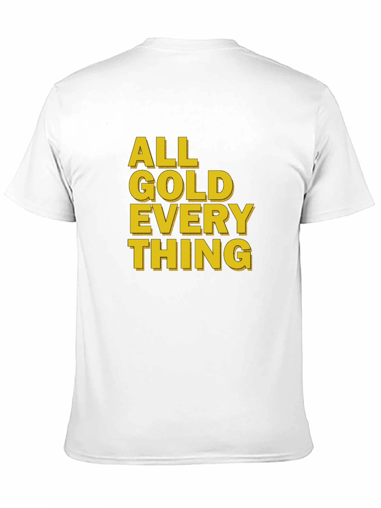 All Gold Everything Black T-Shirt