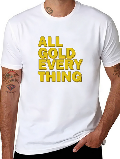 All Gold Everything Black T-Shirt
