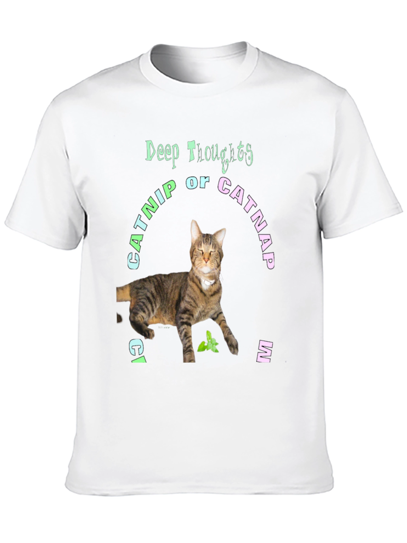 Deep Thoughts Catnip or Catnap T-Shirt