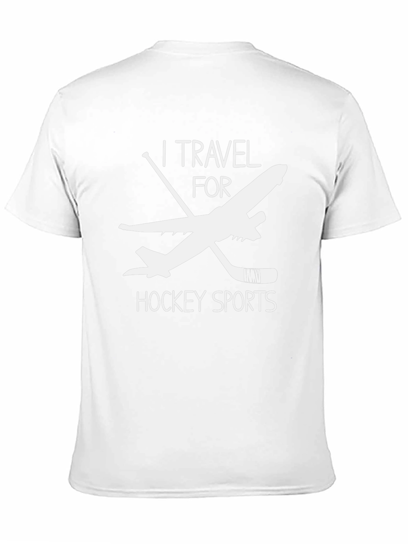 I Travel for Hockey Sports Graphic Tee