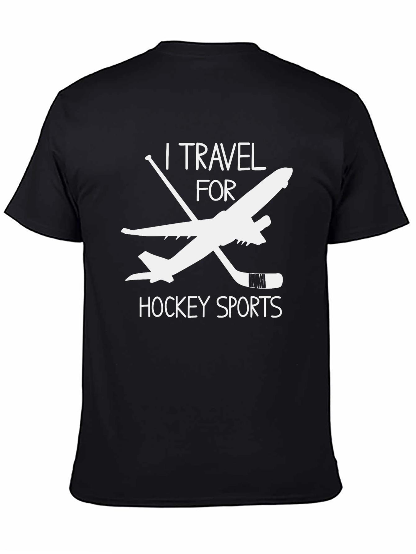 I Travel for Hockey Sports Graphic Tee