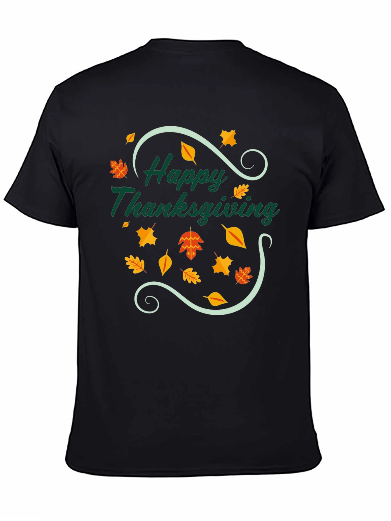 Happy Thanksgiving T-Shirt - Festive Fall Design