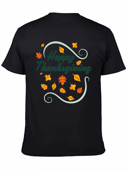 Happy Thanksgiving T-Shirt - Festive Fall Design