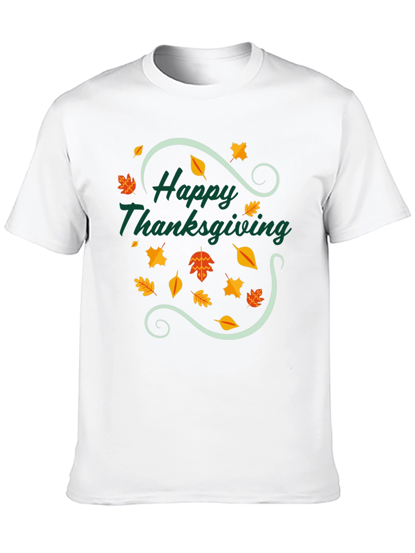 Happy Thanksgiving T-Shirt - Festive Fall Design