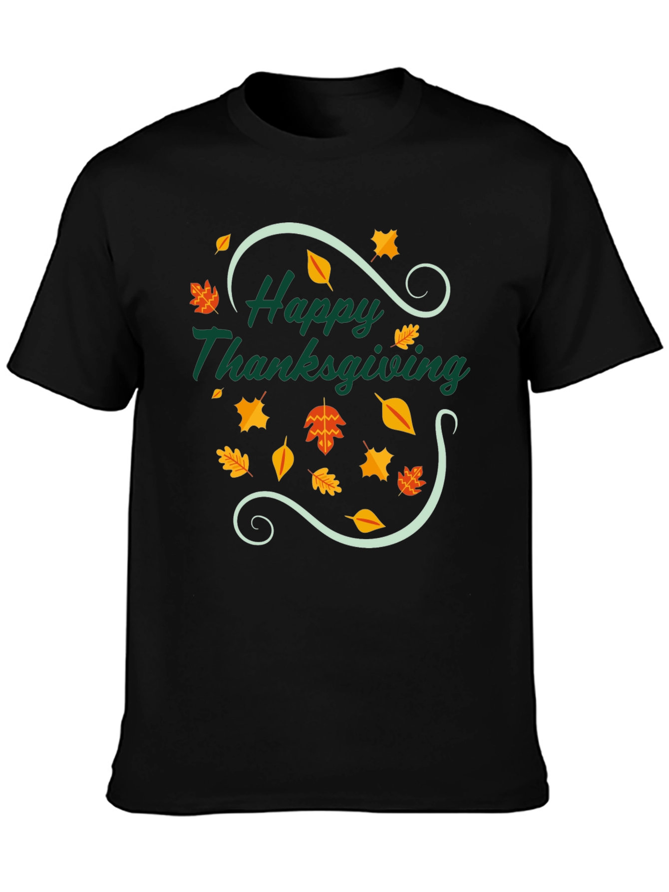 Happy Thanksgiving T-Shirt - Festive Fall Design