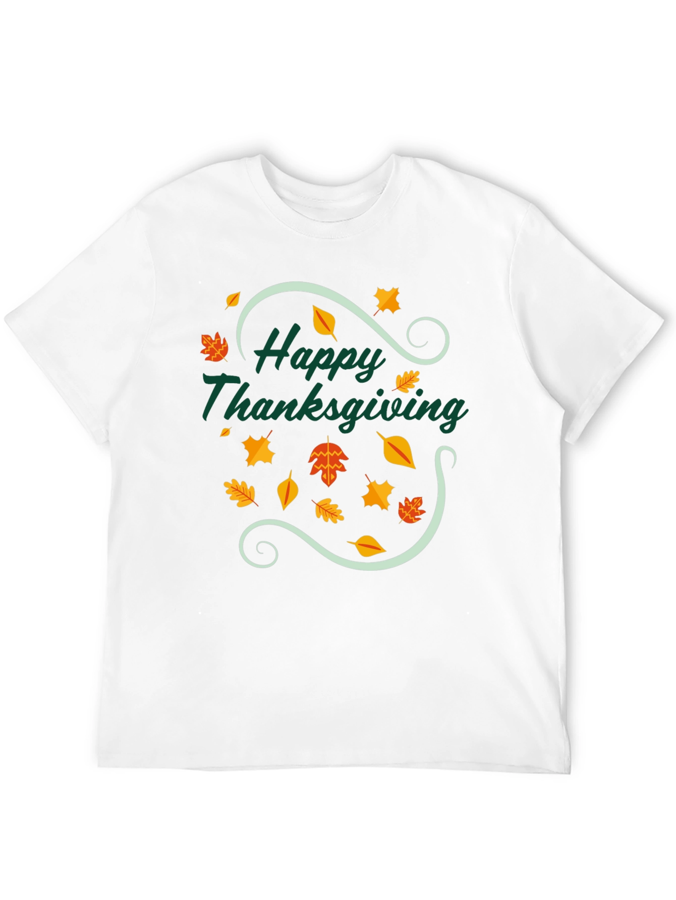 Happy Thanksgiving T-Shirt - Festive Fall Design