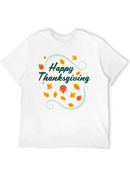 Happy Thanksgiving T-Shirt - Festive Fall Design