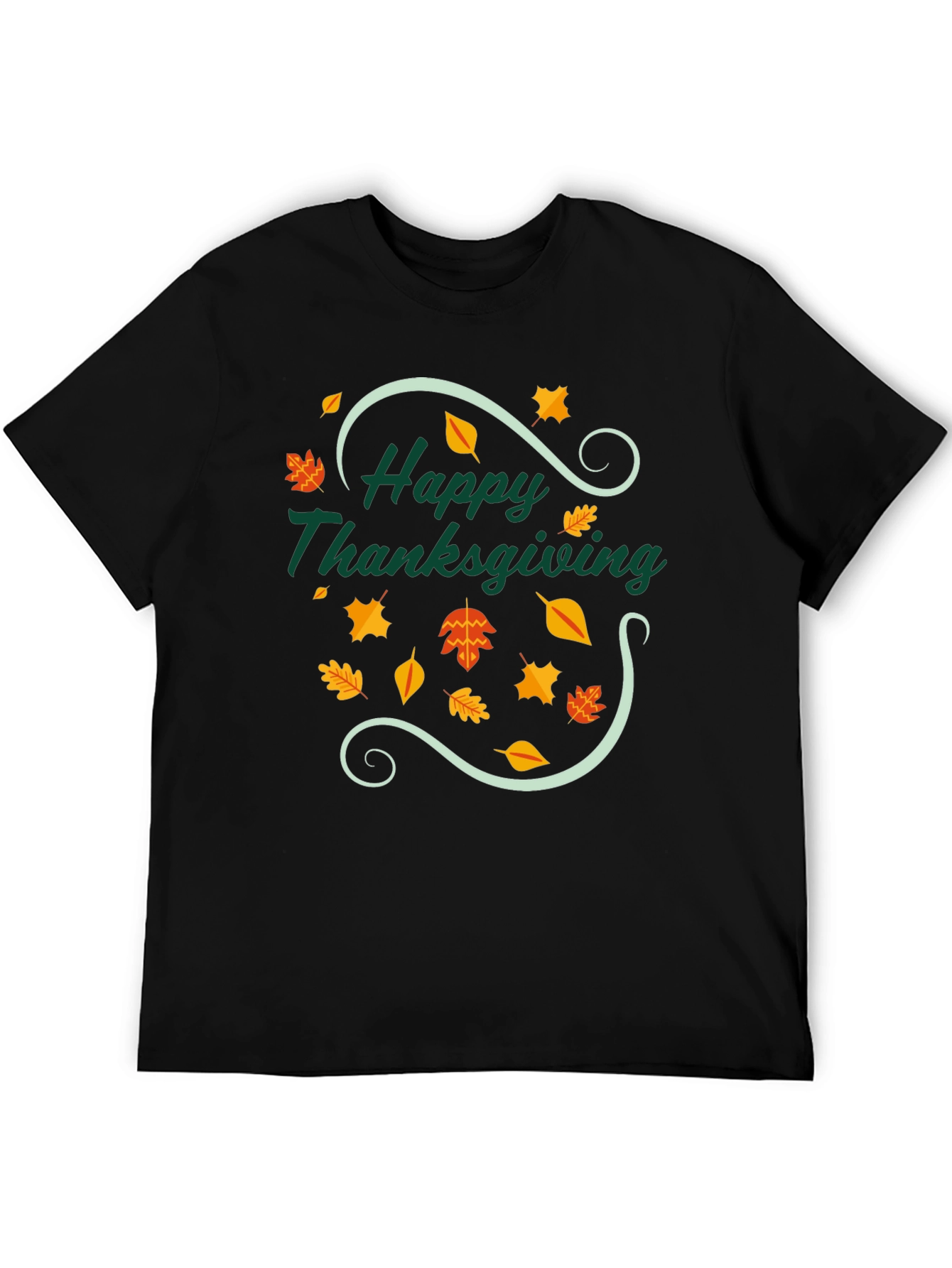 Happy Thanksgiving T-Shirt - Festive Fall Design