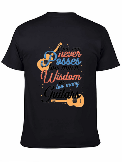 Guitar Wisdom Graphic T-Shirt - Music Lover Tee