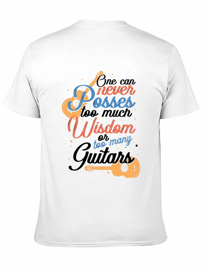 Guitar Wisdom Graphic T-Shirt - Music Lover Tee
