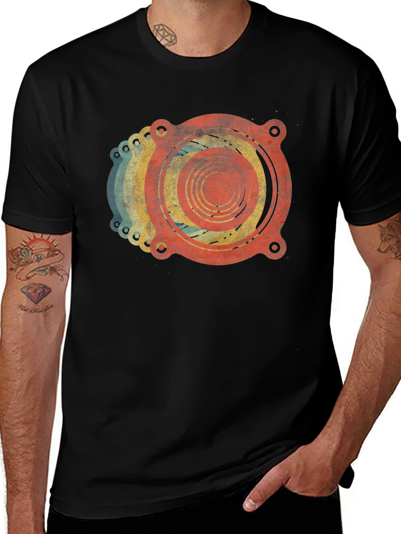 Retro Style Speaker Graphic Tee
