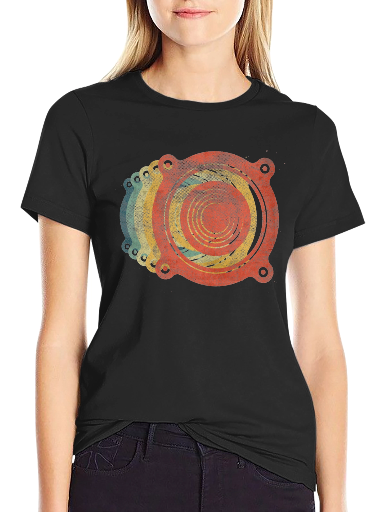 Retro Style Speaker Graphic Tee