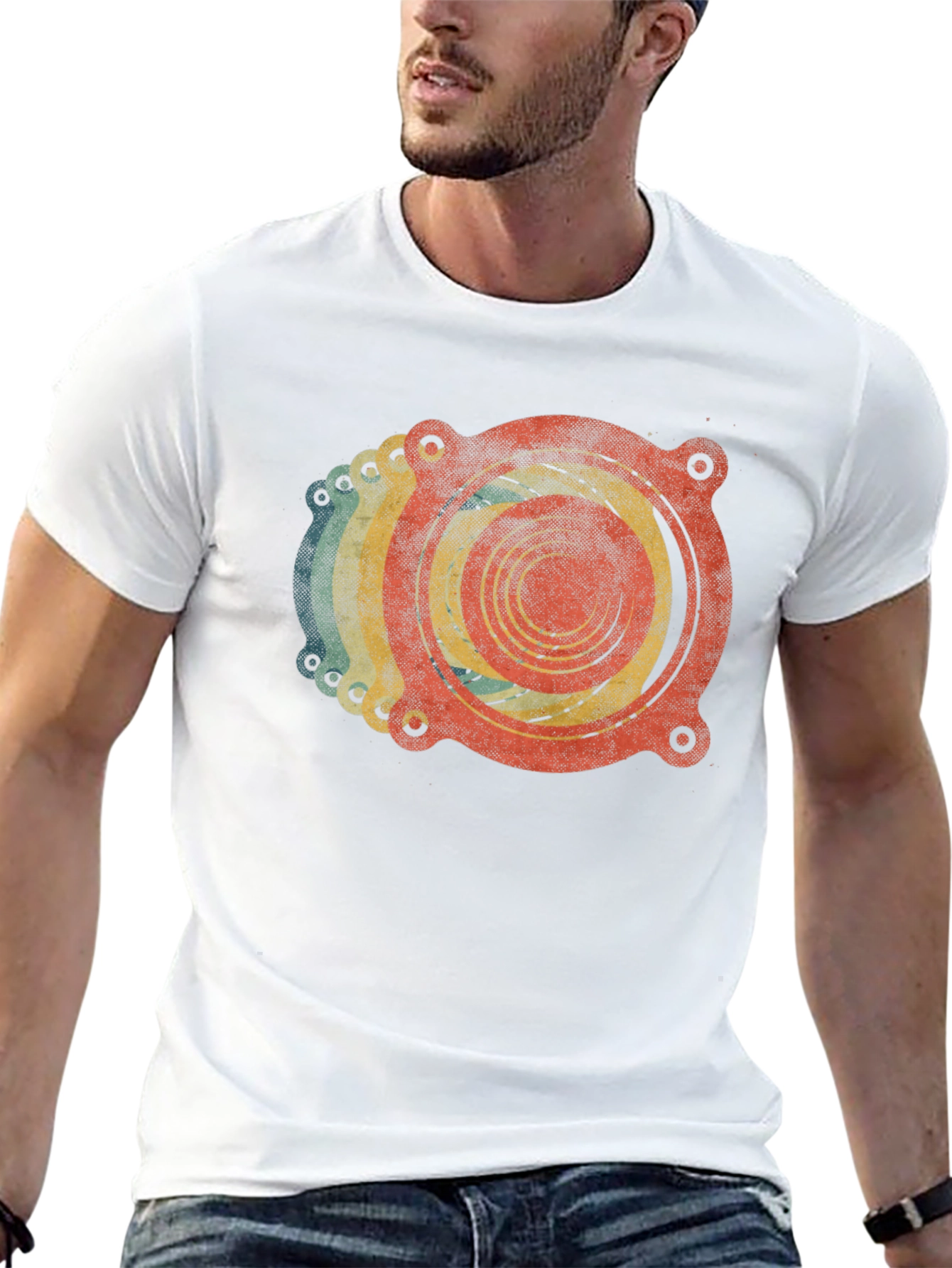 Retro Style Speaker Graphic Tee