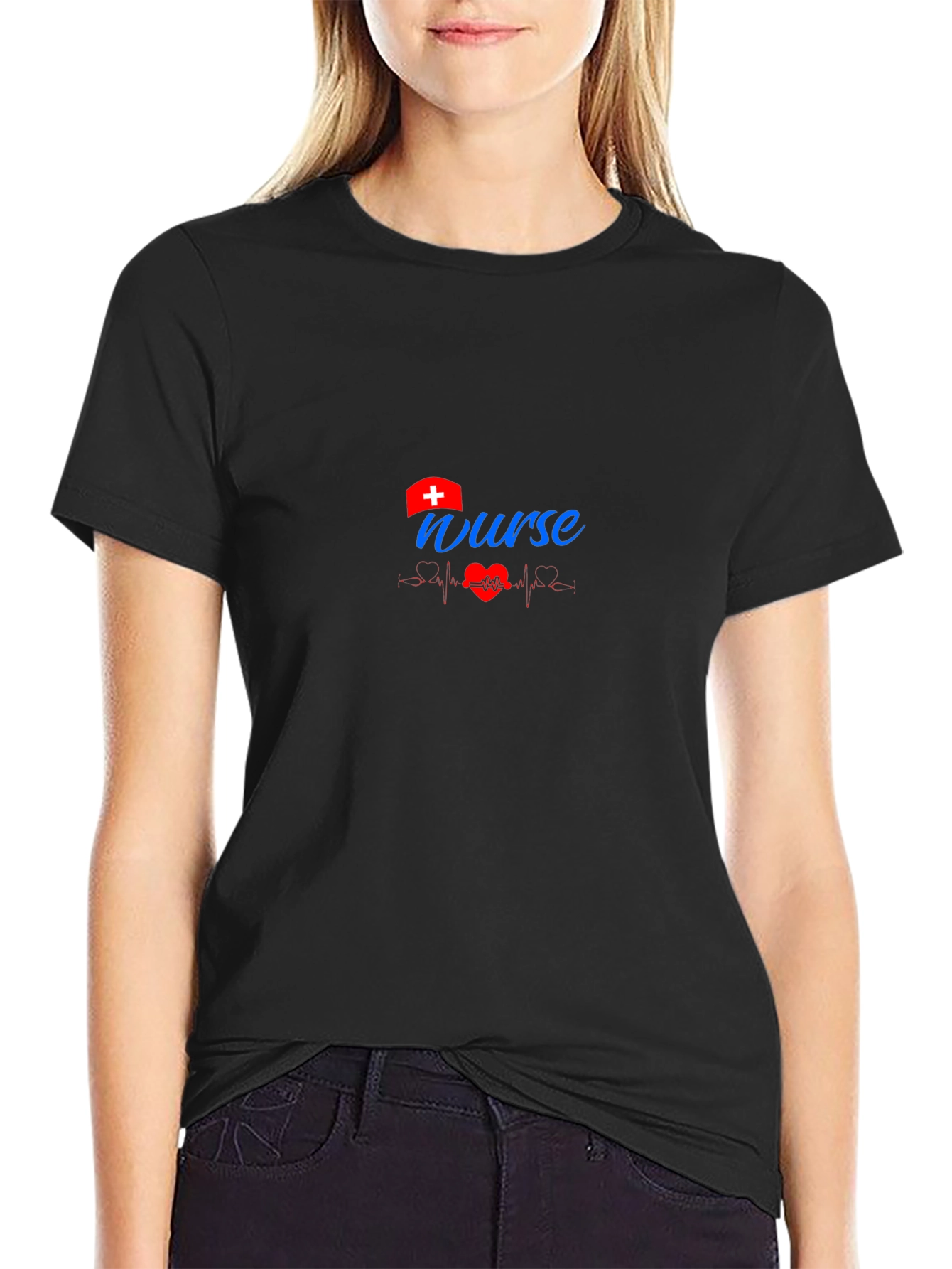 Nurse Heartbeat T-Shirt - Medical Professional Apparel
