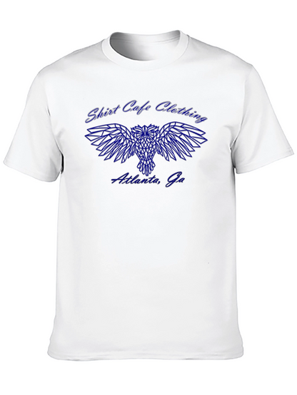 Shirt Cafe Clothing Black T-Shirt w/ Owl Design