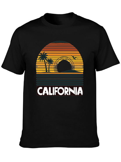 California Sunset Palm Tree T-Shirt