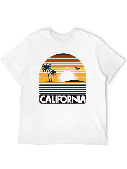 California Sunset Palm Tree T-Shirt