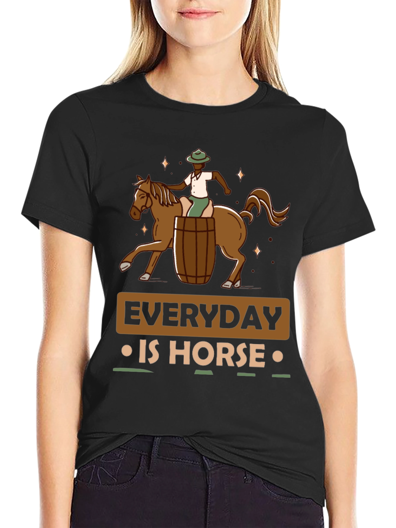 Everyday is Horse T-Shirt Funny Novelty Tee