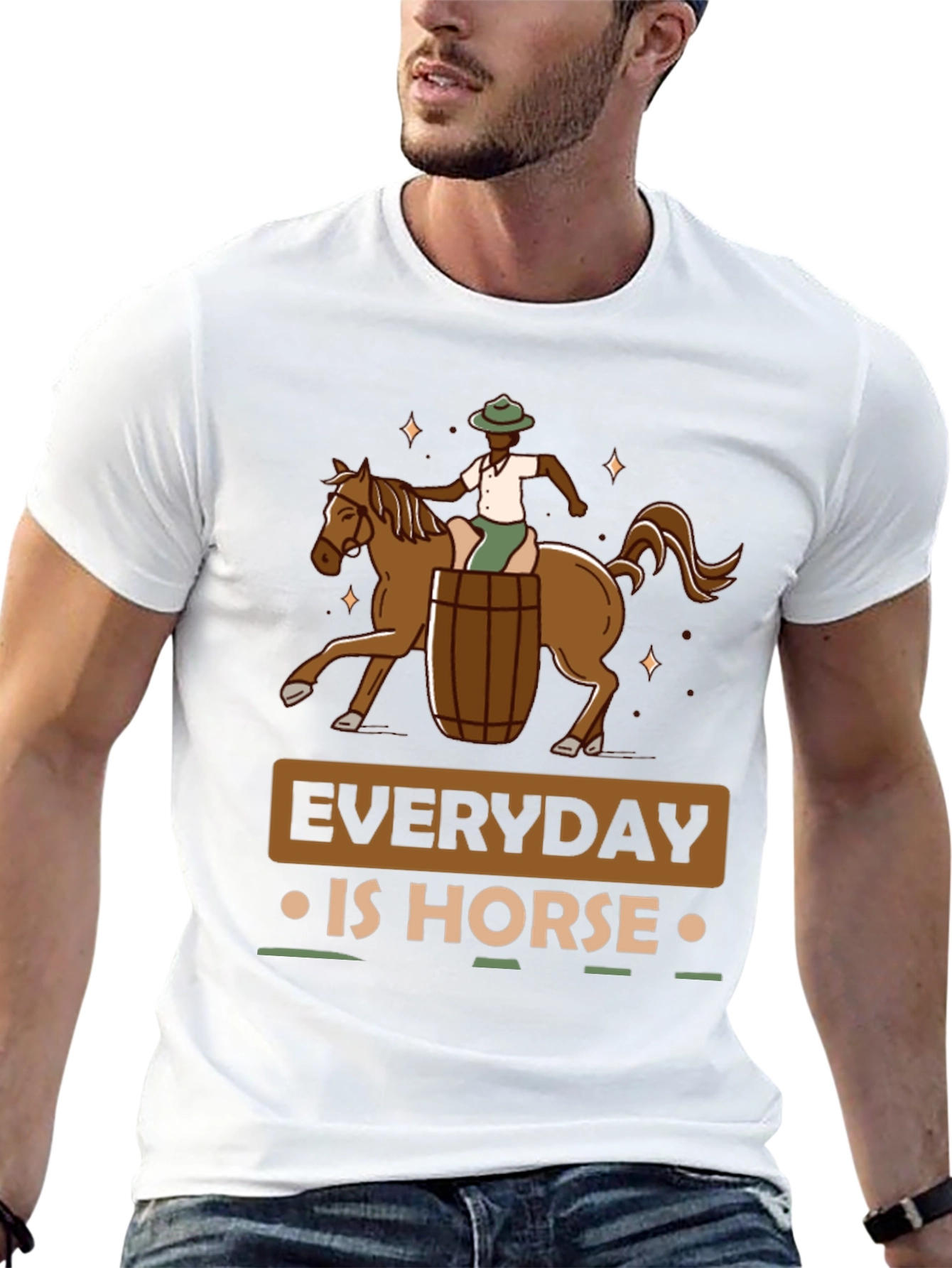 Everyday is Horse T-Shirt Funny Novelty Tee