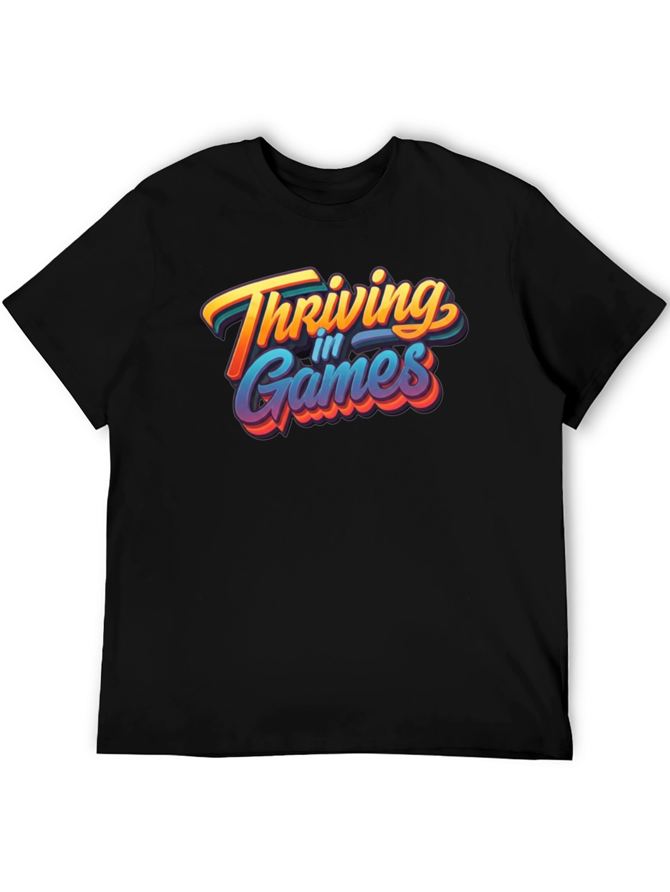 Thriving in Games Graphic Tee - Black
