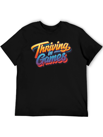 Thriving in Games Graphic Tee - Black