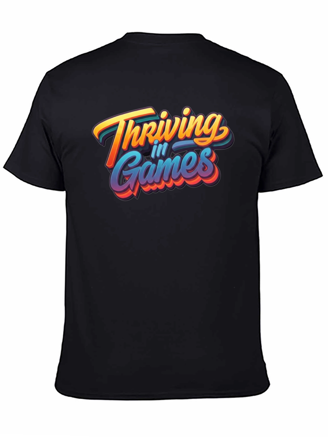 Thriving in Games Graphic Tee - Black