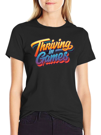 Thriving in Games Graphic Tee - Black