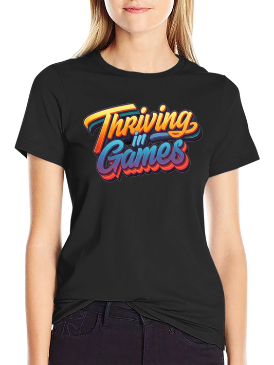 Thriving in Games Graphic Tee - Black