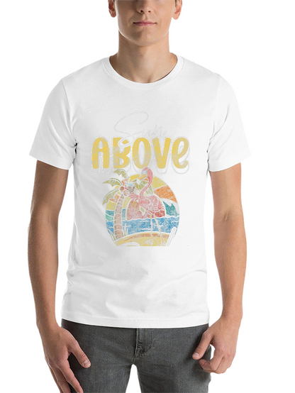 Sun Above Flamingo Graphic T-Shirt