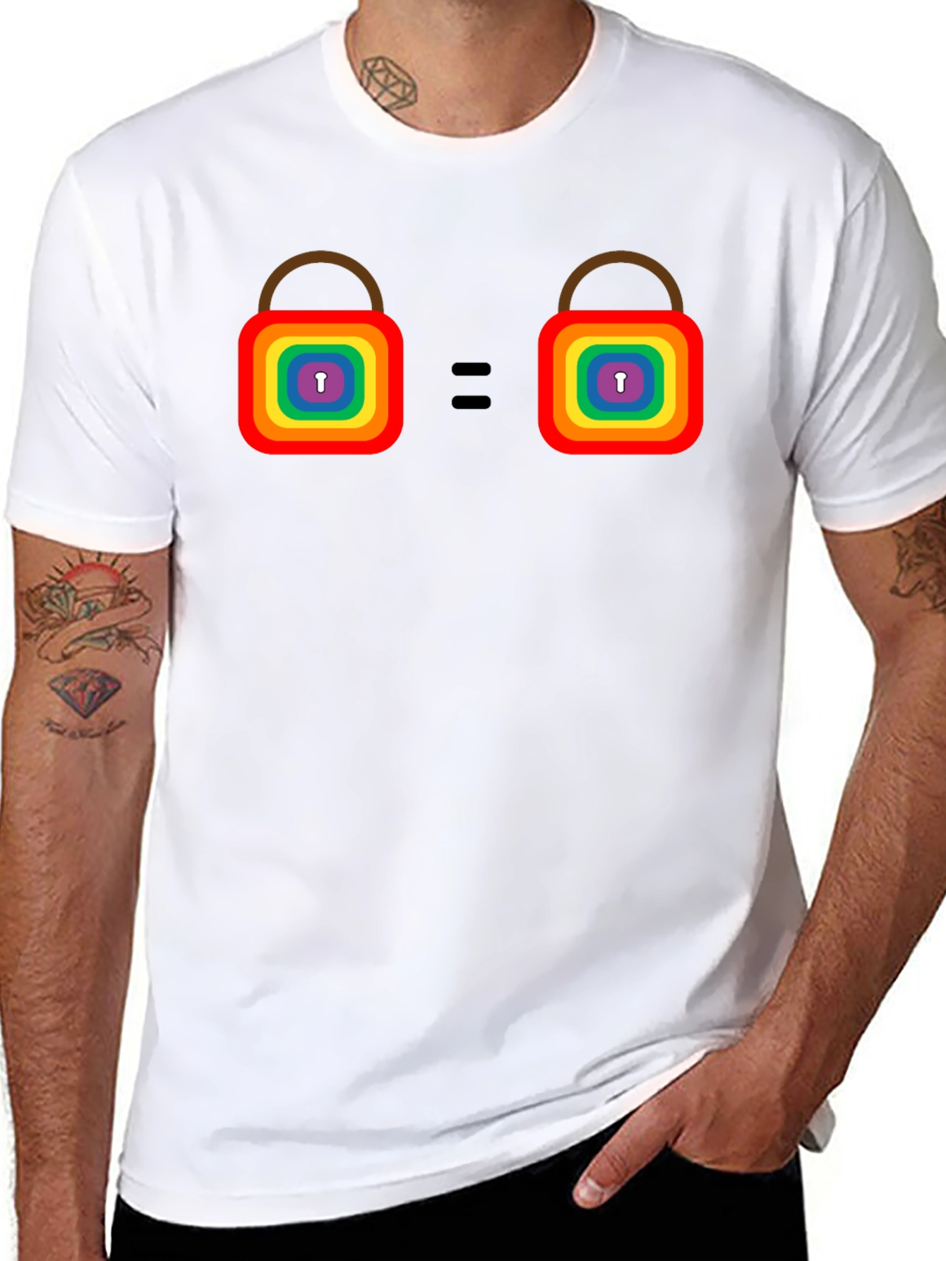 LGBTQ+ Equality Shirt - Love is Love Design
