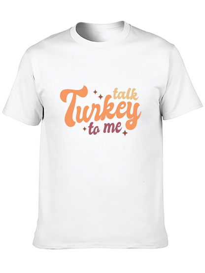 Talk Turkey To Me Black Graphic Tee