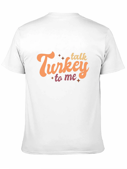 Talk Turkey To Me Black Graphic Tee