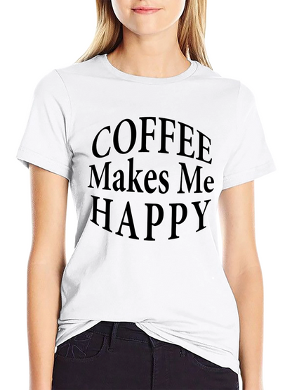 Coffee Makes Me Happy Graphic Tee
