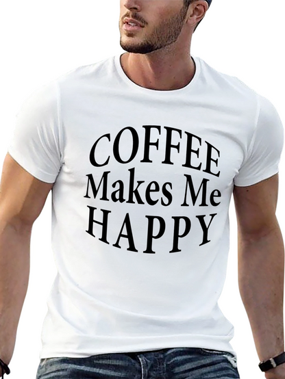 Coffee Makes Me Happy Graphic Tee