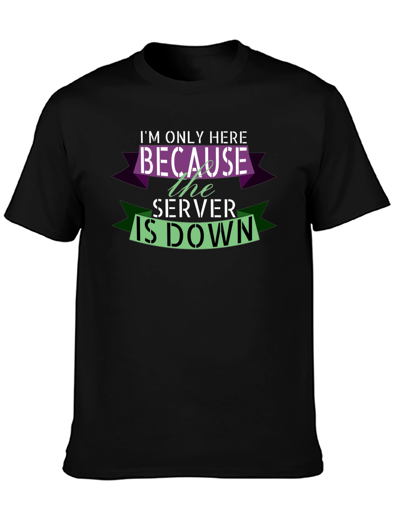 Im Only Here Because The Server Is Down T-Shirt