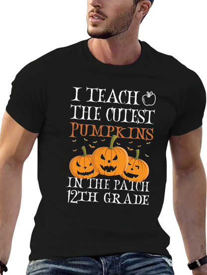 Cute Halloween Teacher T-Shirt: I Teach the Cutest Pumpkins