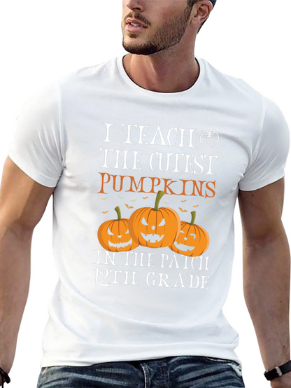 Cute Halloween Teacher T-Shirt: I Teach the Cutest Pumpkins