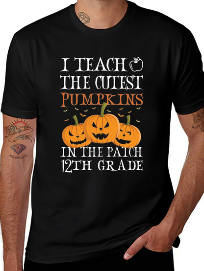 Cute Halloween Teacher T-Shirt: I Teach the Cutest Pumpkins